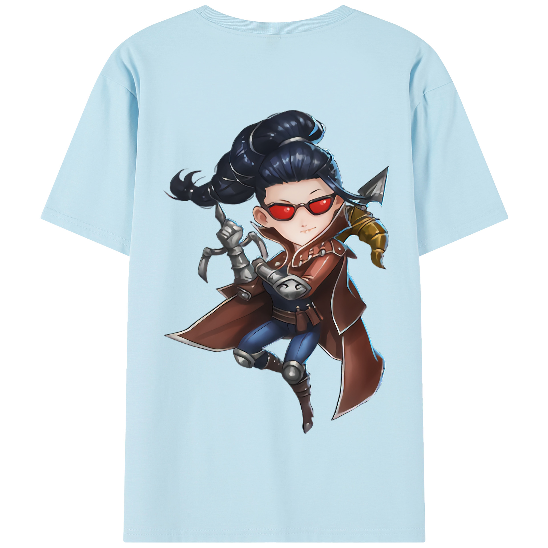 リーグ・オブ・レジェンド League of Legends LOL 綿100％半袖Tシャツ（背面プリント）